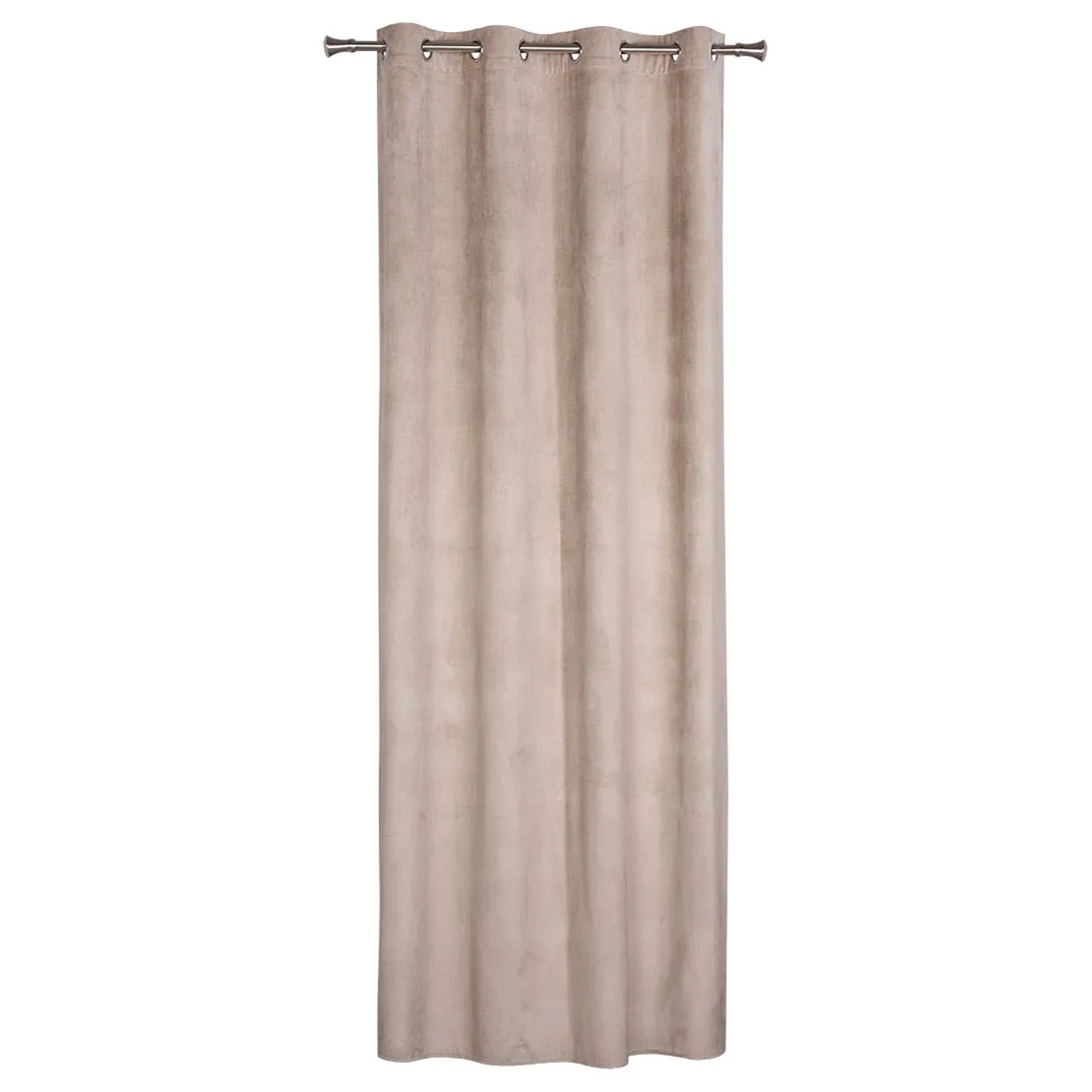 Zasłona GRATER na przelotkach 140 cm x 260 cm taupe