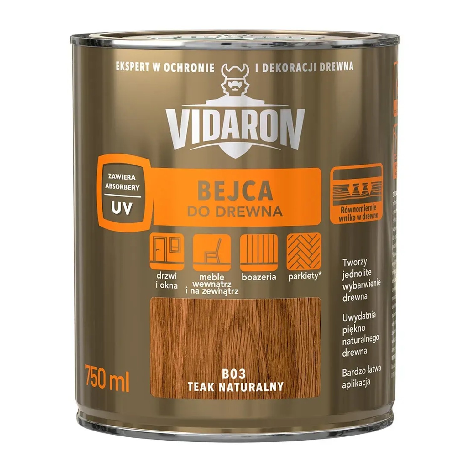 Vidaron Bejca teak naturalny 0,75L