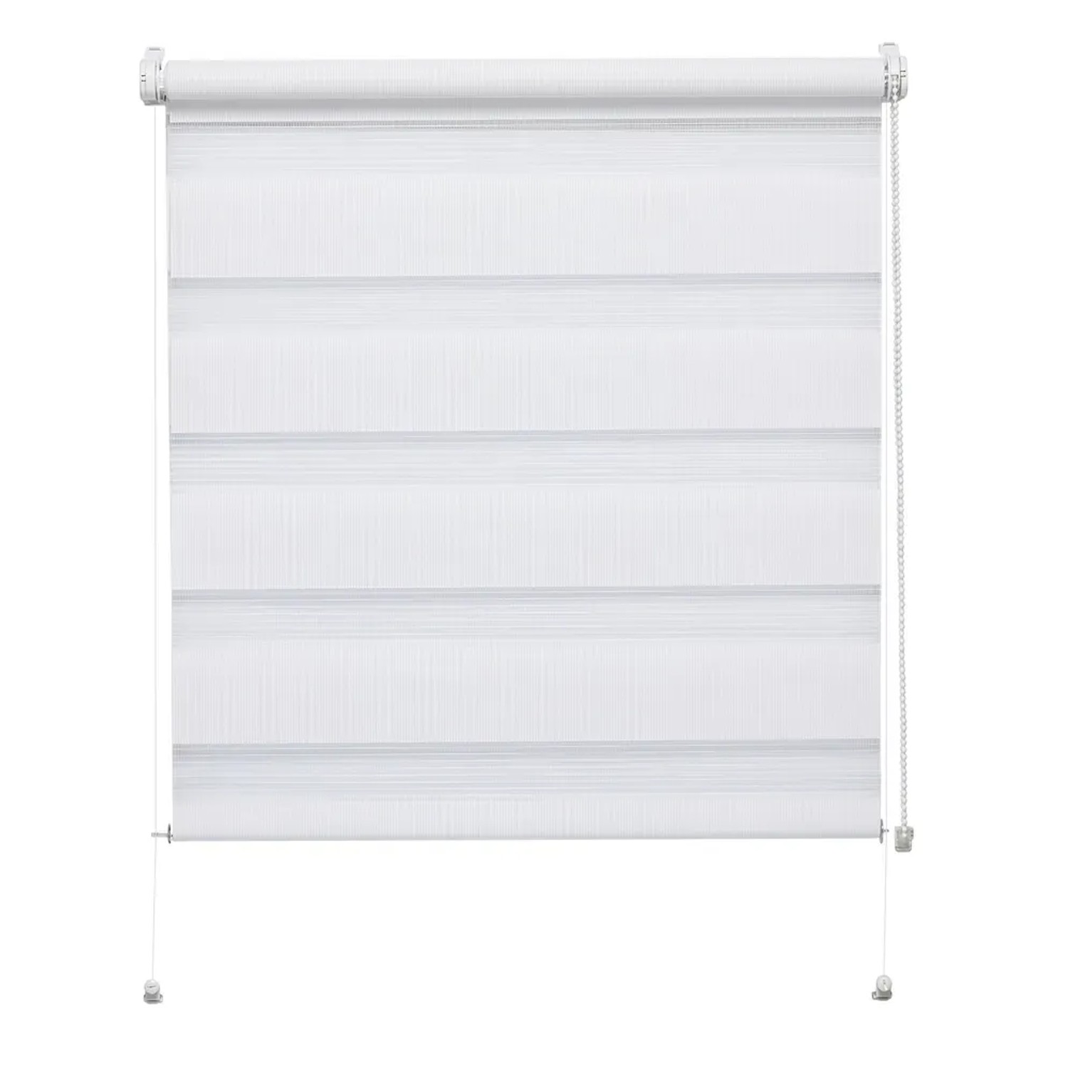 Mini roleta ZEBRA CLASSIC Dzień/Noc biała 72,5 cm x 150 cm