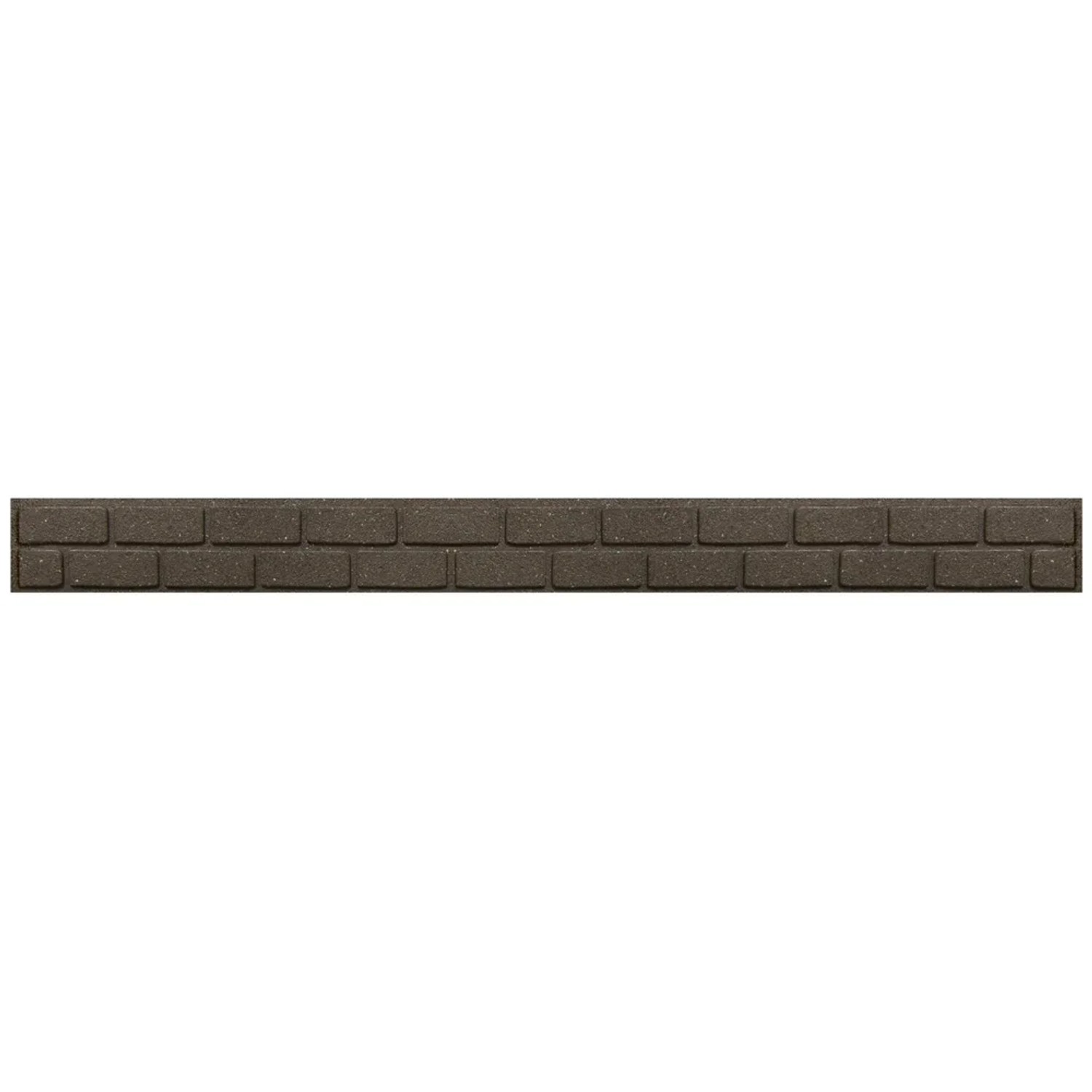 Obrzeże recyklingowe EZ Bricks brąz 9x2x120 cm