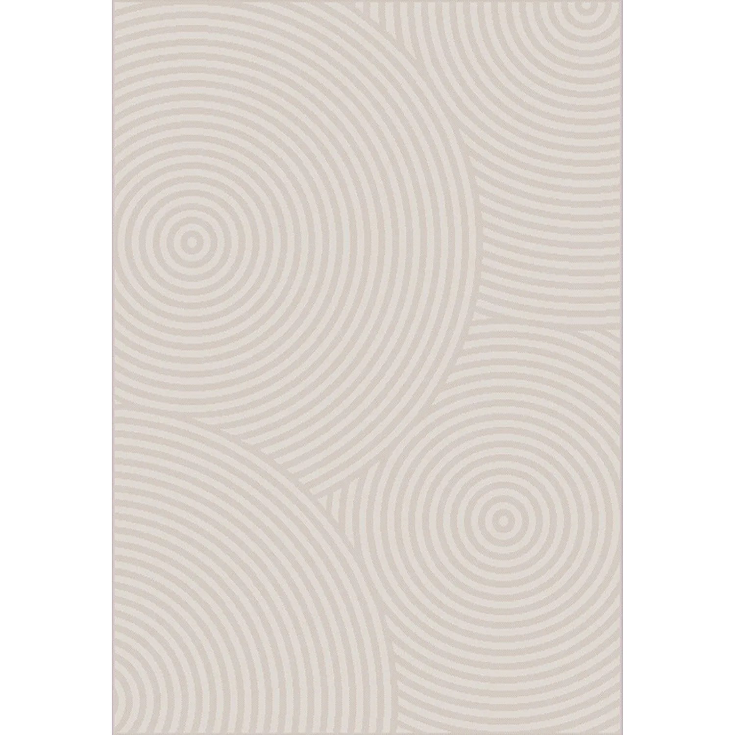 Dywilan Dywan JUNO koła 120 x 170 cm beż