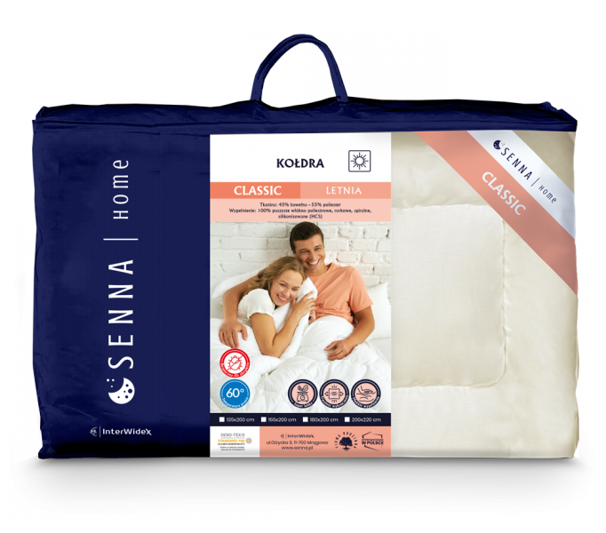 Kołdra LETNIA Inter-Widex Classic 180x200