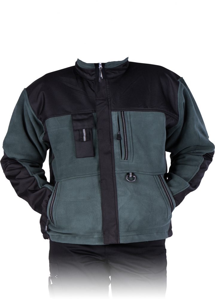 Bluza polarowa Reis Colorado, gramatura 430g, rozmiar XL, oliwkowo-czarny
