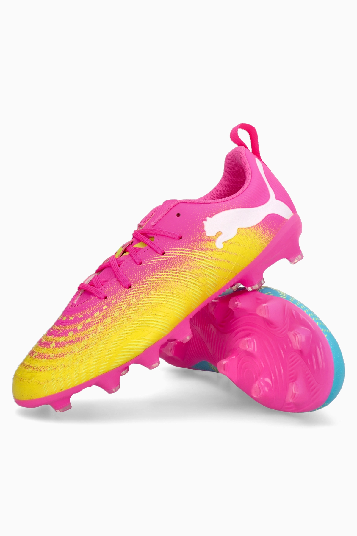 Korki Puma Future 9 Play FG/AG Junior - Różowy