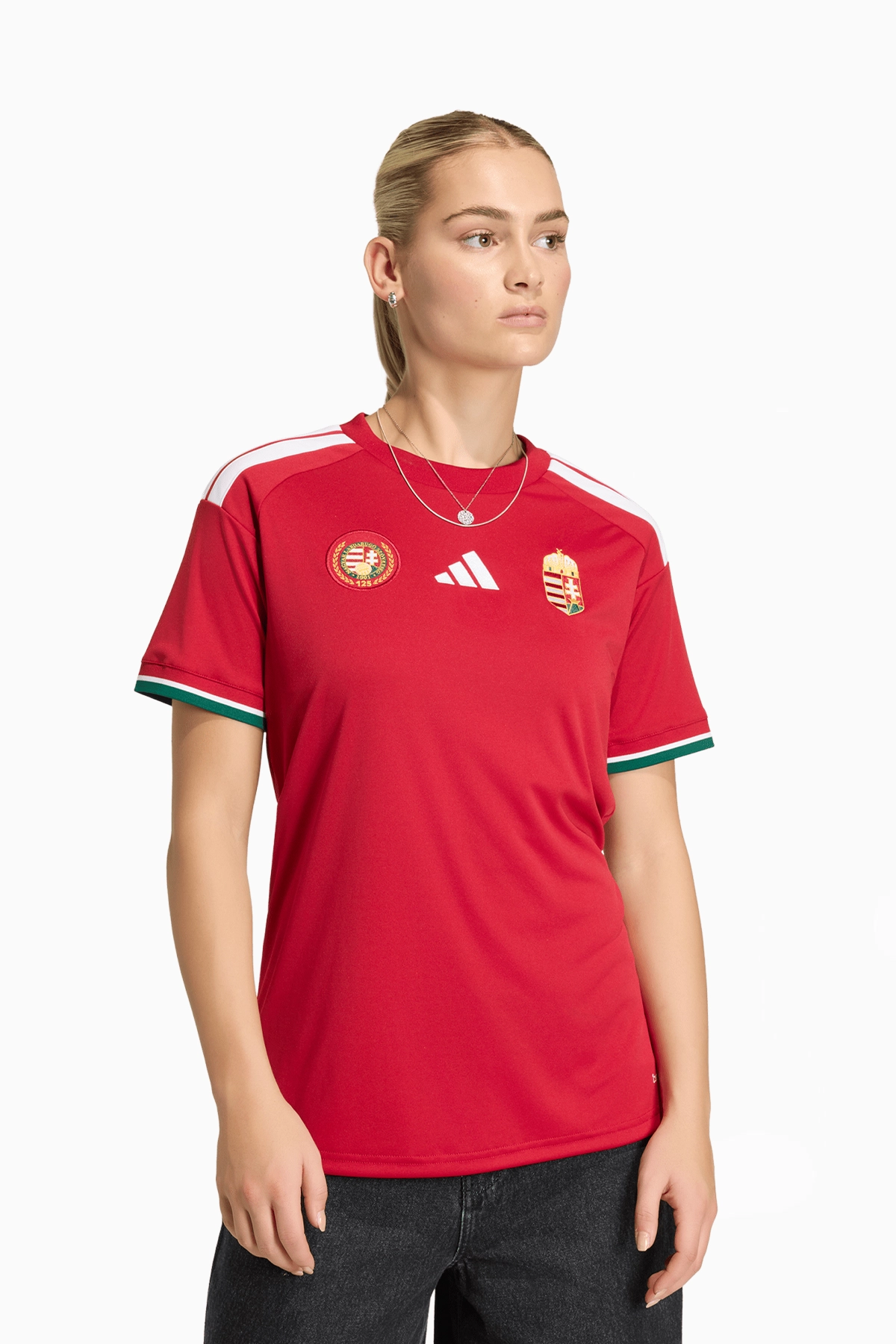 Koszulka Reprezentacji Węgier adidas 2026 Domowa Replica Damska - Czerwony