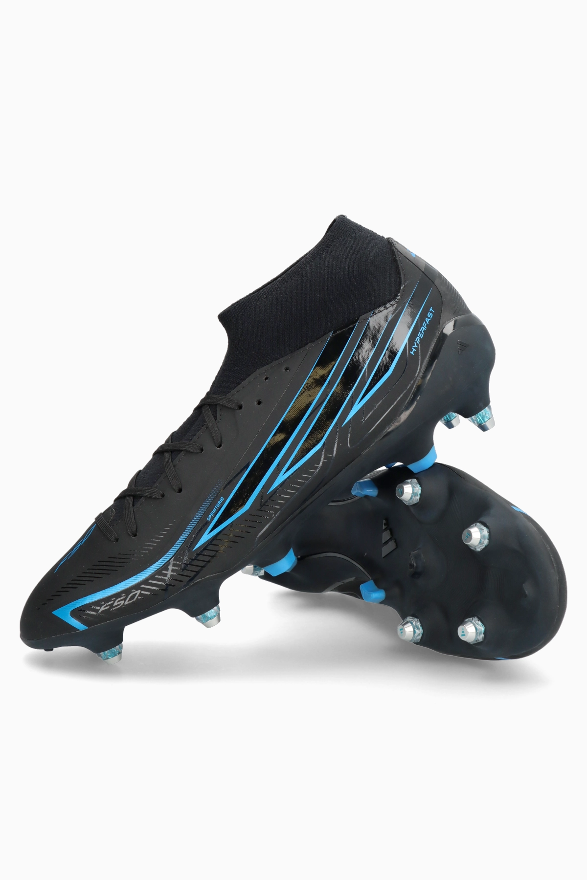 Wkręty adidas F50 League Hyperfast Mid SG - Czarny