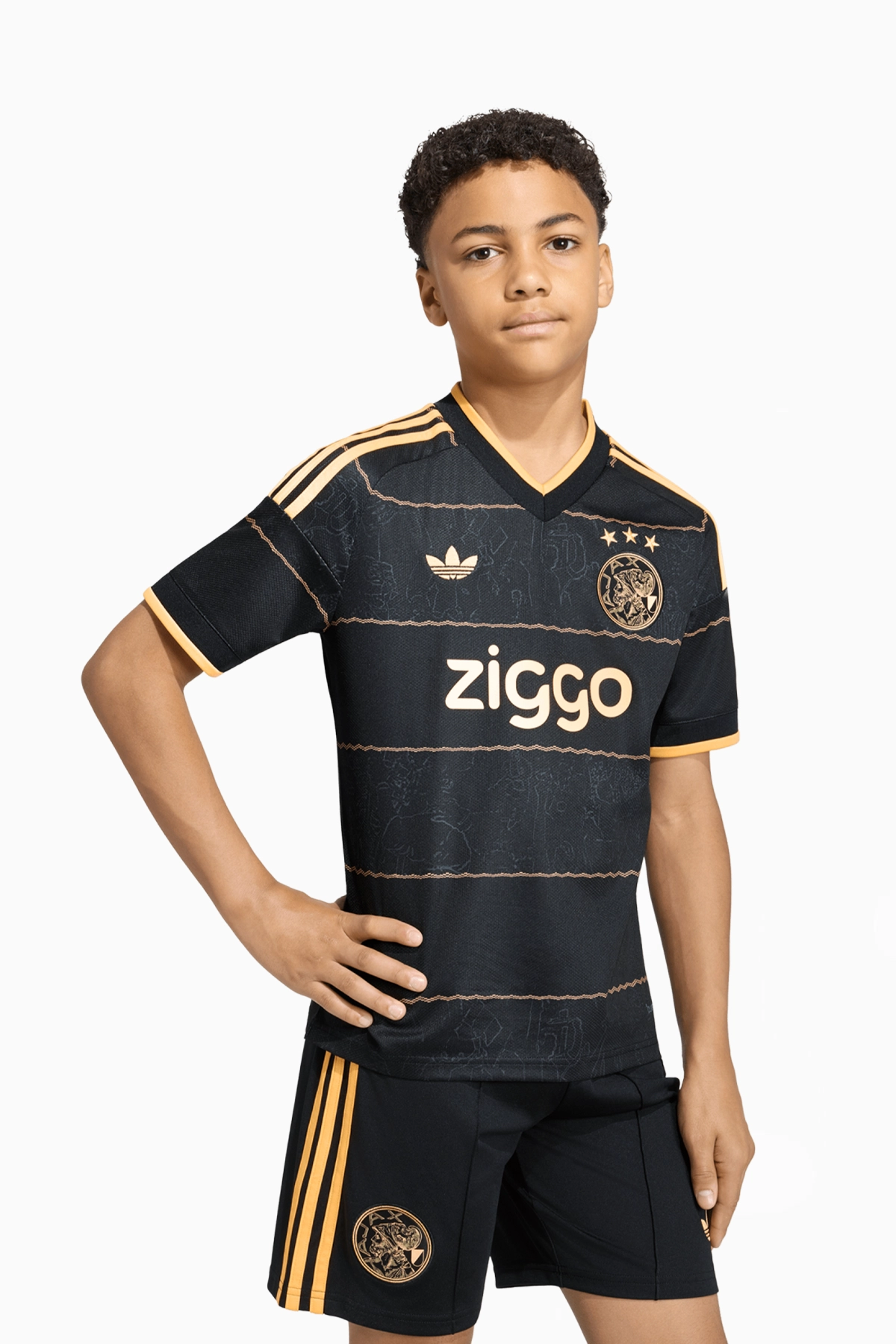 Koszulka adidas Originals Ajax Amsterdam 26/27 Wyjazdowa Replica Junior - Czarny