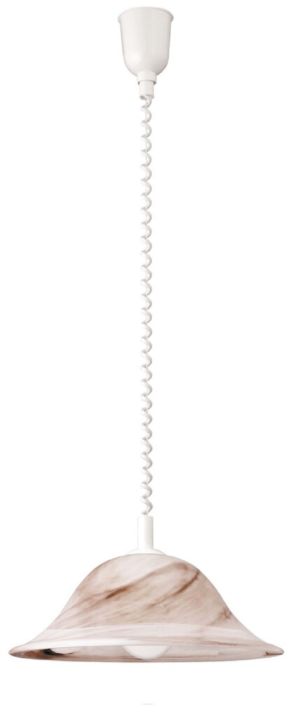 Darmowa Dostawa - Lampa wisząca 1x60 W brązowa Rabalux Alabastro 3954