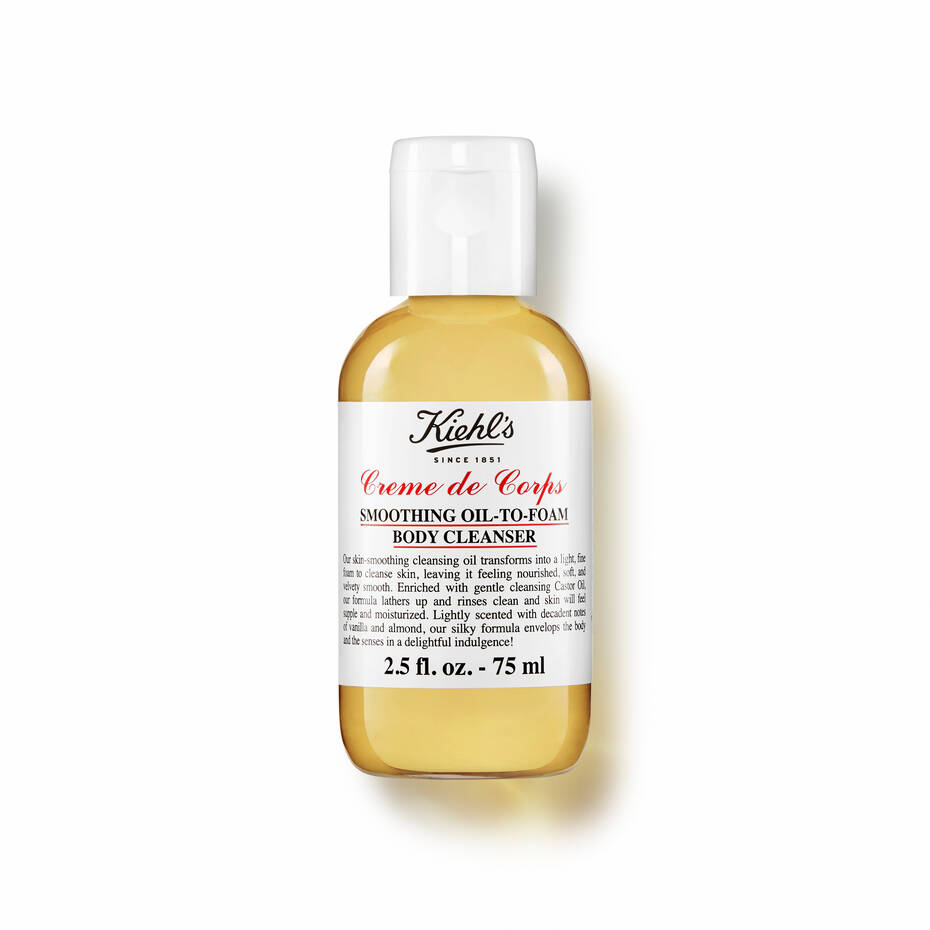 Kiehl's Creme de Corps Smoothing Oil-to-Foam Body Cleanser - Wygładzający olejek do mycia ciała 75 ml Butelka