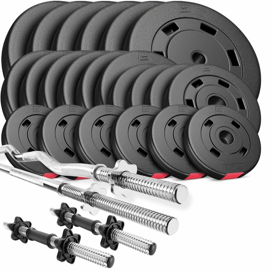 HS Nakladací činkový set Premium 125kg