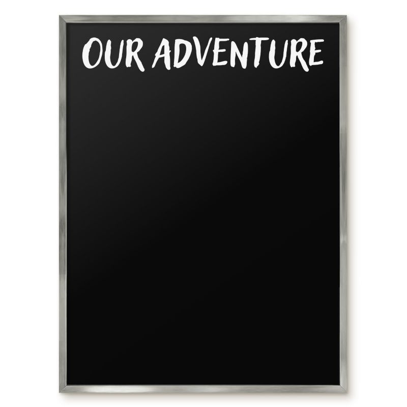Tablica Na Magnesy Tulup 60x80 cm Our adventure 5 - Srebrna rama Do salonu, sypialni 1 szt.