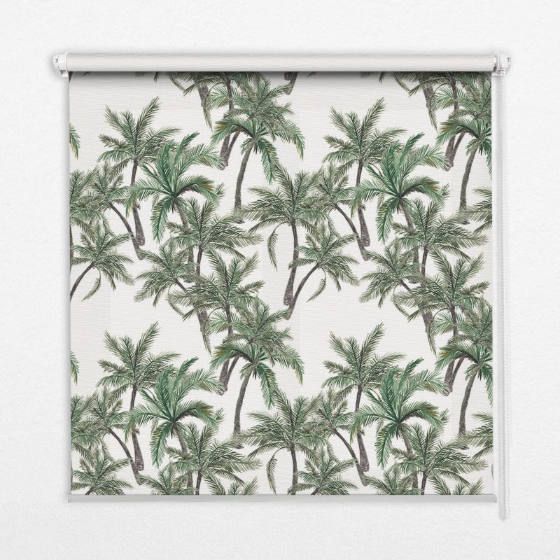 Roleta Do Okien Tulup 60x140 cm Palmy Montaż do ściany/sufitu 1 szt.