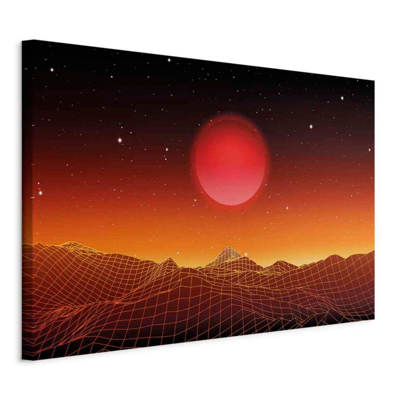 Obraz Artgeist Pejzaż futurystyczny 90 x 60 cm płótno włoskie 1 szt