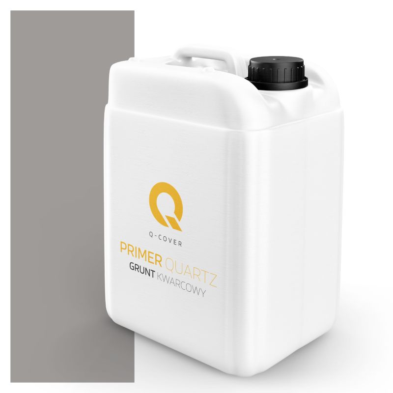 Grunt Kwarcowy pod Tynk Dekoracyjny Q-Cover Szary jasny D911 7.5KG