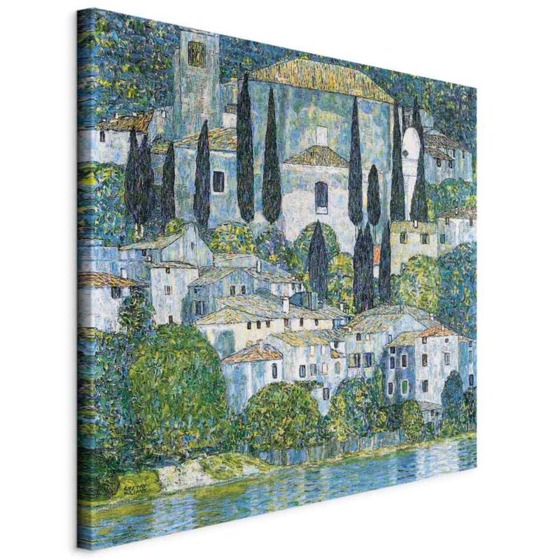 Obraz Artgeist Kościół w Cassone 80 x 80 cm płótno włoskie 1 szt