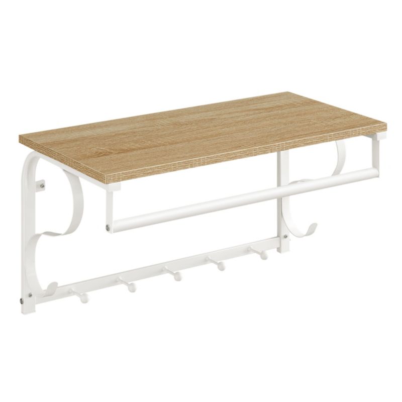 Półka z Wieszakami Songmics dąb sonoma 60cm 1 szt.