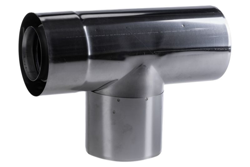 Trójnik SPIROFLEX Turbo dwuścienny 60/100 SX-TD60/100T 1 szt.