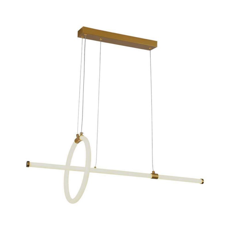Lampa wisząca V-TAC Vt-7818 mosiężno-złota wym: 100 x 86 x 86 cm wbudowany LED 16W 1 szt.