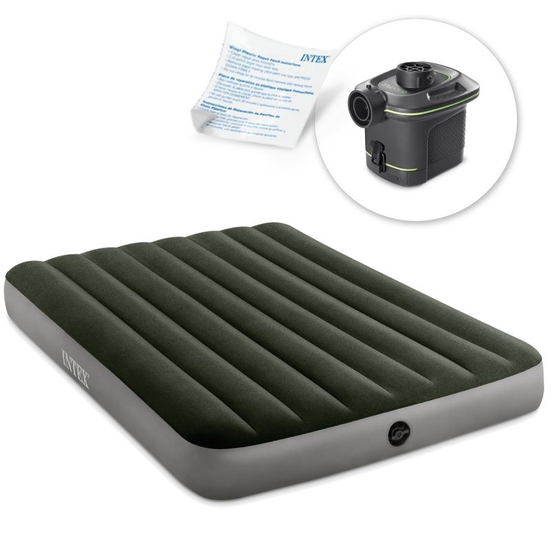 Materac dmuchany Intex 64778 dwuosobowy z pompką elektryczną 191x137x25 cm 1szt.