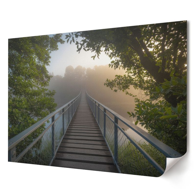 Plakat canvas Wallfluent Format A3 Mgiełka most Artysta Obel Z. 1 szt.