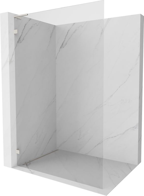 Ścianka prysznicowa Walk-in Mexen Lunar L nikiel szczotkowany 70x200 cm 830L-070-000-97-00-L 1 szt.