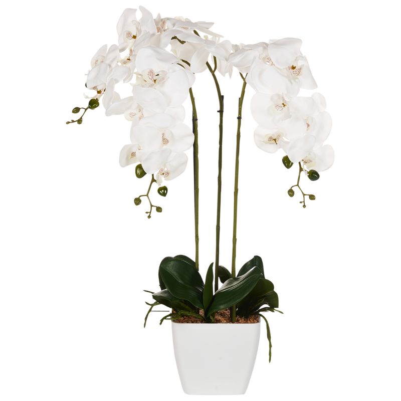 Sztuczna roślina Orchid 59 cm Biały 1 szt.