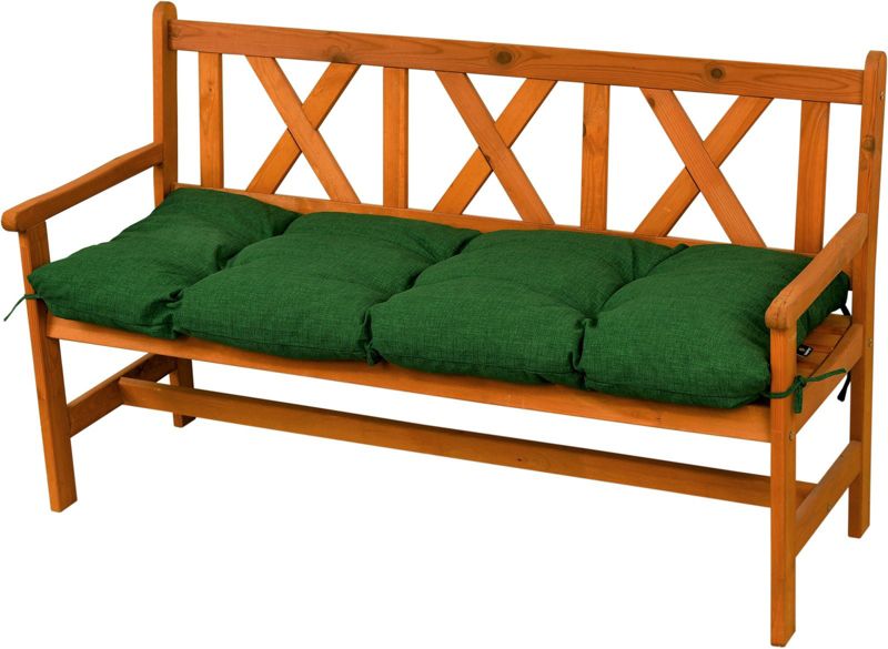 Poduszka na ławkę ogrodową AMPO 100 cm zielony 1 szt.