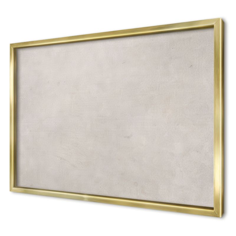 Tablica magnetyczna ozdobna Wallfluent 60x40 Szara elegancja w złotej ramie 1szt
