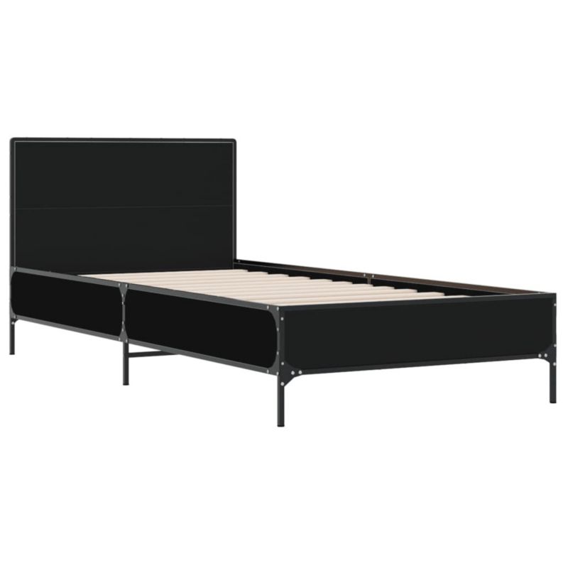 Łóżko metalowe WaszeMeble 90x200 cm czarna WM-845517 1 szt.