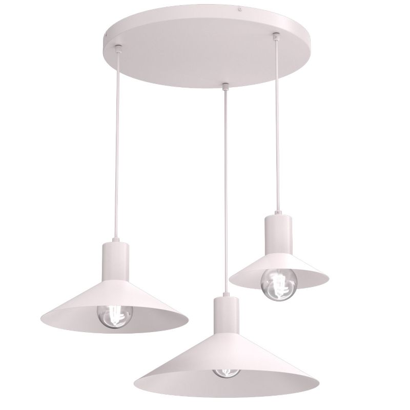Lampa wisząca Luminex Nox beżowa 3xE27x15W IP20 wym:110x80x80cm - 1 szt.