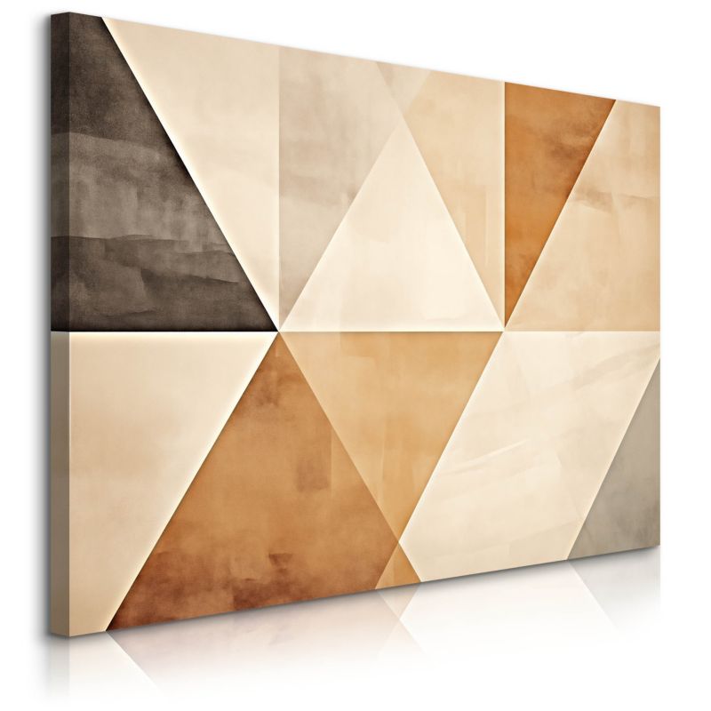 Obraz Muralo Do Sypialni Styl Boho Wzór Geometryczny Abstrakcja 100x70 cm 1 szt.