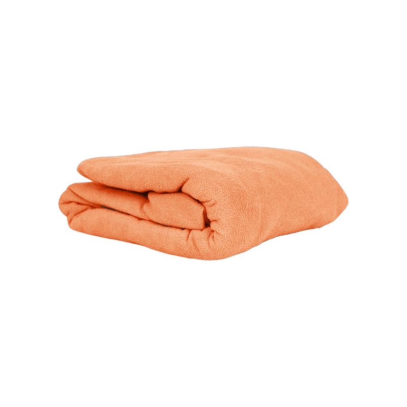 Prześcieradło gumka jersey KAM-POL bawełna premium 90x200 morelowy 1 szt.