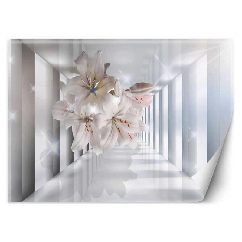 Fototapeta Feeby do pokoju Kwiaty w tunelu 3D 450x315 1 szt