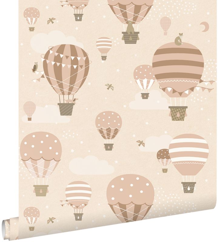 Tapeta ESTAhome jasnej terakoty 50 x 900 cm - 1 rol.