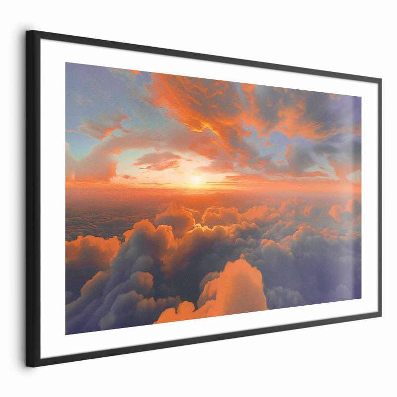 Plakat Artgeist Spektakl barw 90x60 cm z ramą czarną 1 szt