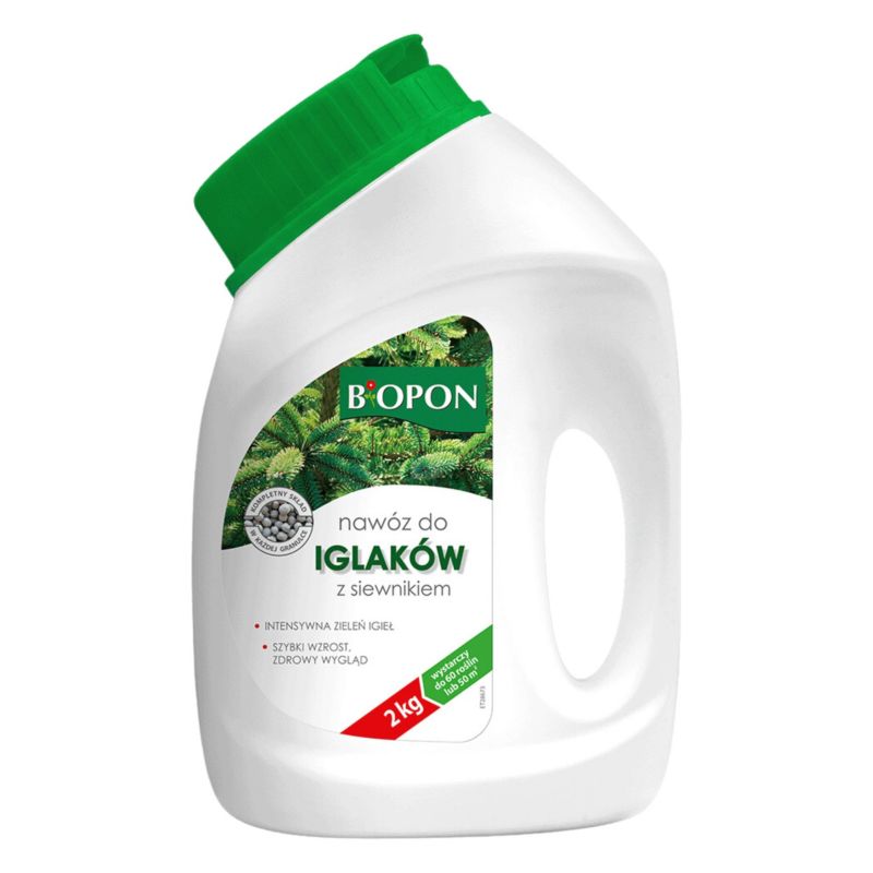 Nawóz Biopon Do Iglaków 2 Kg Granulat Z Siewnikiem 1 Szt.