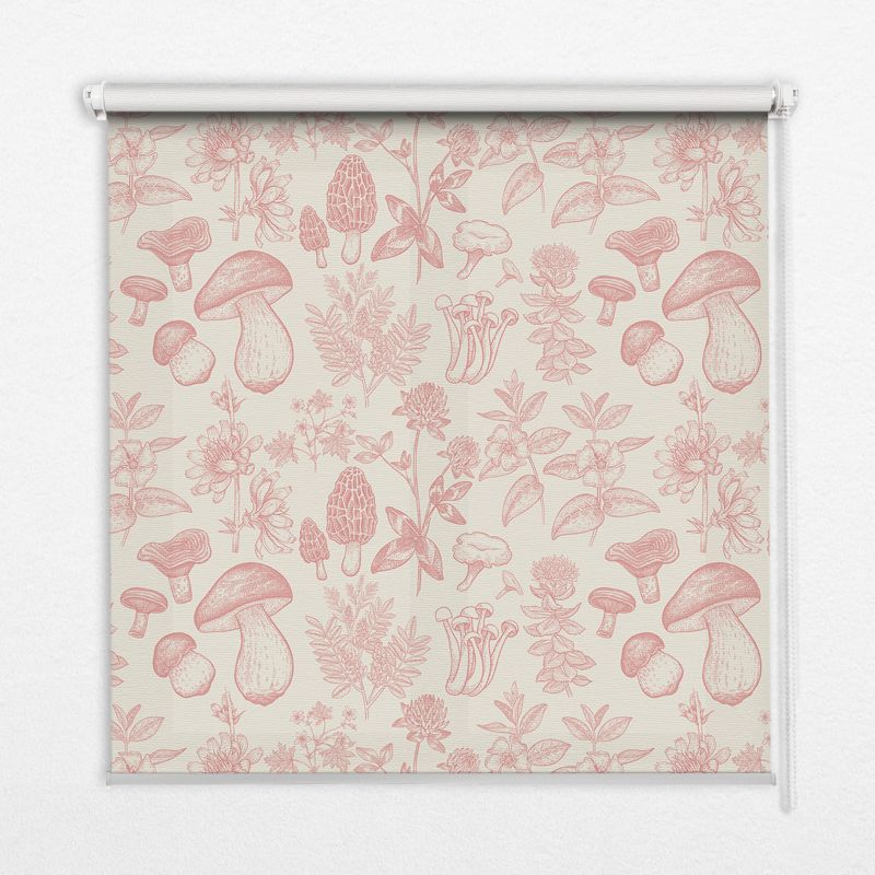 Roleta Do Okien Tulup 60x140 cm Rysowane Grzyby Montaż do ściany/sufitu 1 szt.