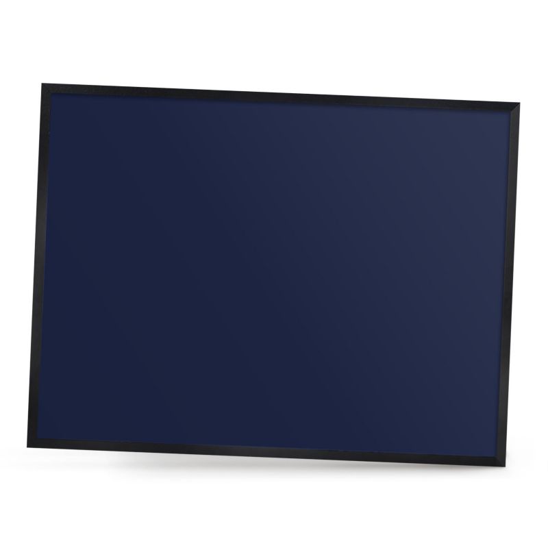 Dekoracyjna tablica magnetyczna ArtPrintCave 80x60 Ciemny granatowy w czarnej ramie 1szt