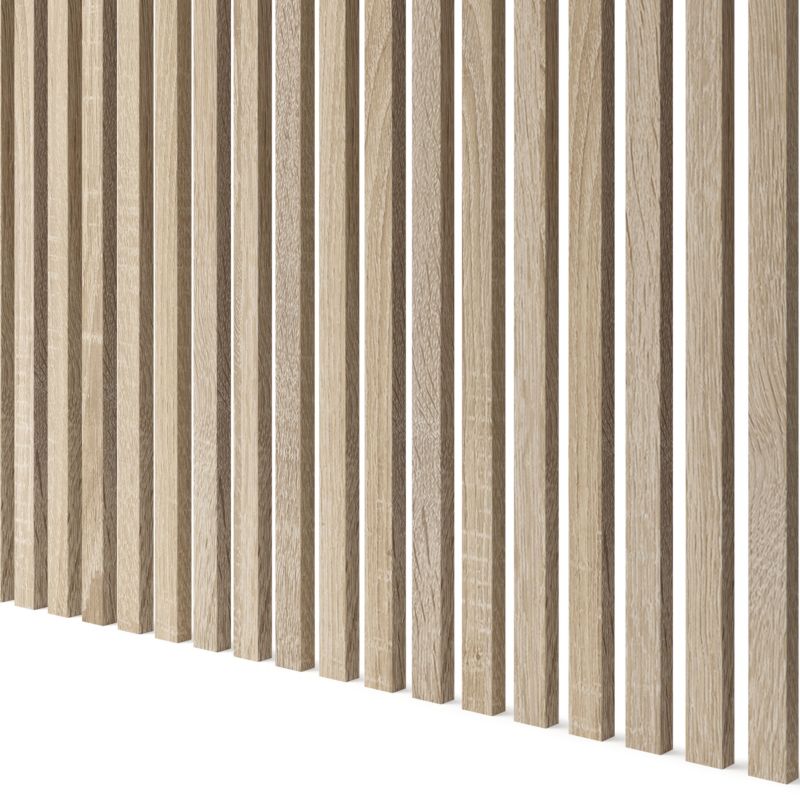 Lamele slim LAMELE3D dąb sonoma zestaw 10 szt