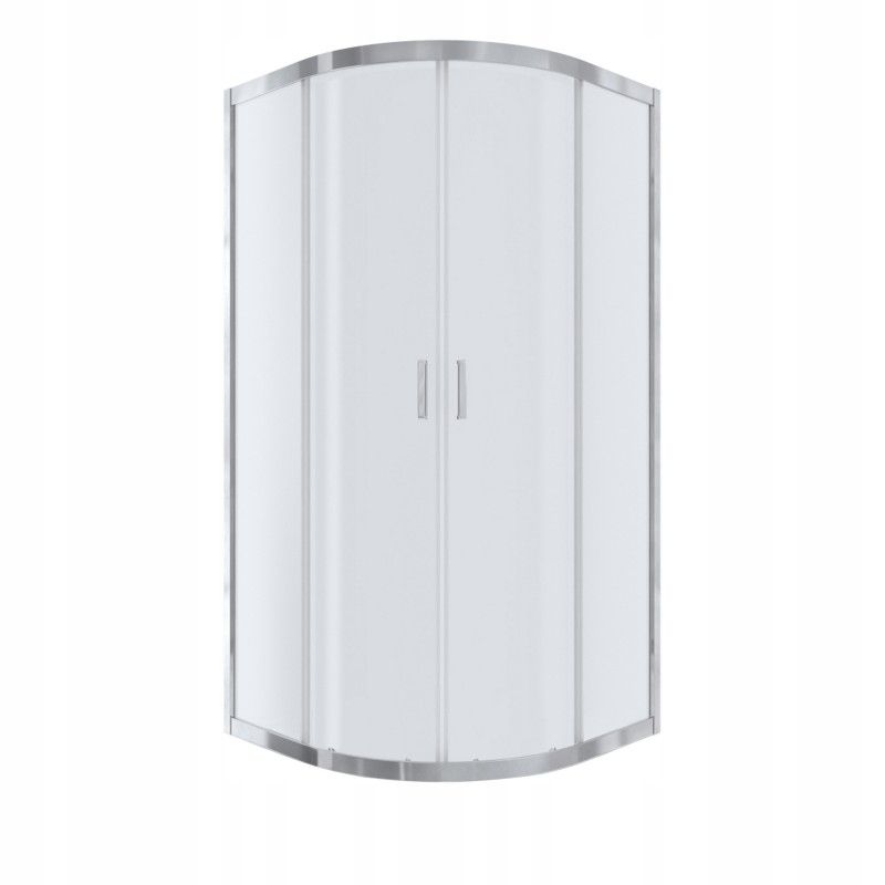 Kabina prysznicowa Durasan narożna półokrągła R55 IDEAL TR N90 90x90 cm, szkło transparentne 5 mm 1 szt.