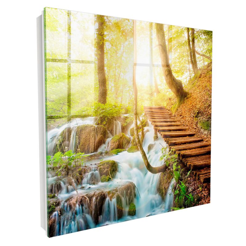 Szafka Na Klucze Tulup 30x30 cm Leśny zakątek - Biała - Otwierana na lewo 1 szt.