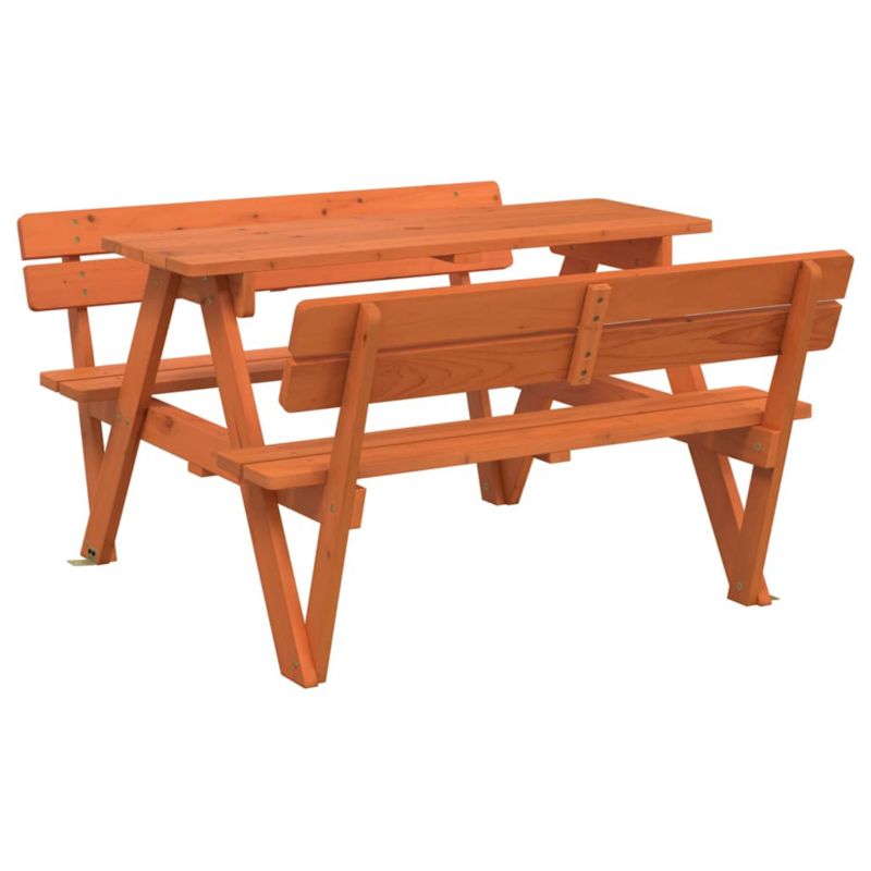 Zestaw mebli ogrodowych WaszeMeble z drewna brązowy WM-4008986 1 kpl