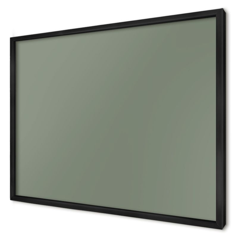 Tablica magnetyczna ozdobna Wallfluent 70x50 Ciemna szałwia w czarnej ramie 1szt