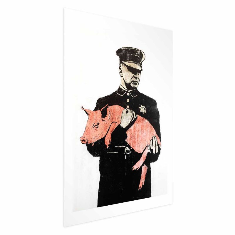 Plakat Artgeist Policyjna świnia 40x60 cm bez ramy 1 szt