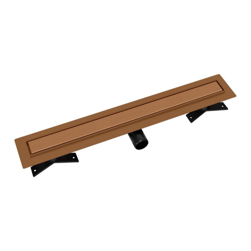 Odpływ liniowy Vogi Premium SL X ruszt Duo pod płytkę 100 cm miedziany PVD 1 szt.