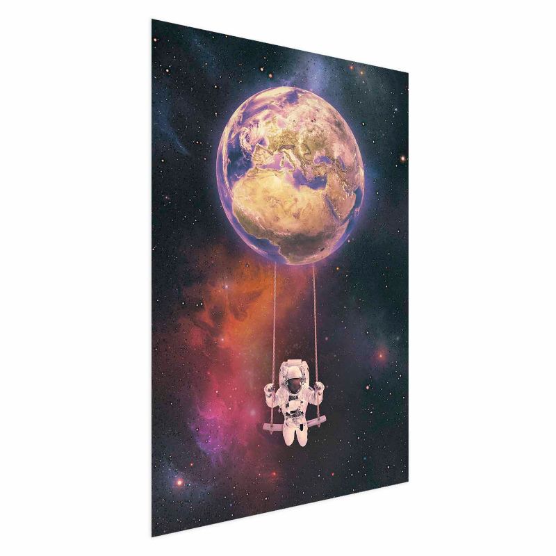 Plakat Artgeist Kosmiczna huśtawka 29,7x42 cm bez ramy 1 szt