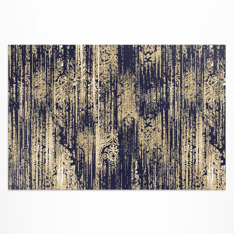 Dywan Winylowy Zewnętrzny Wallfluent 80x120 cm Tekstura zniszczonej tkaniny vintage boho 1 szt.