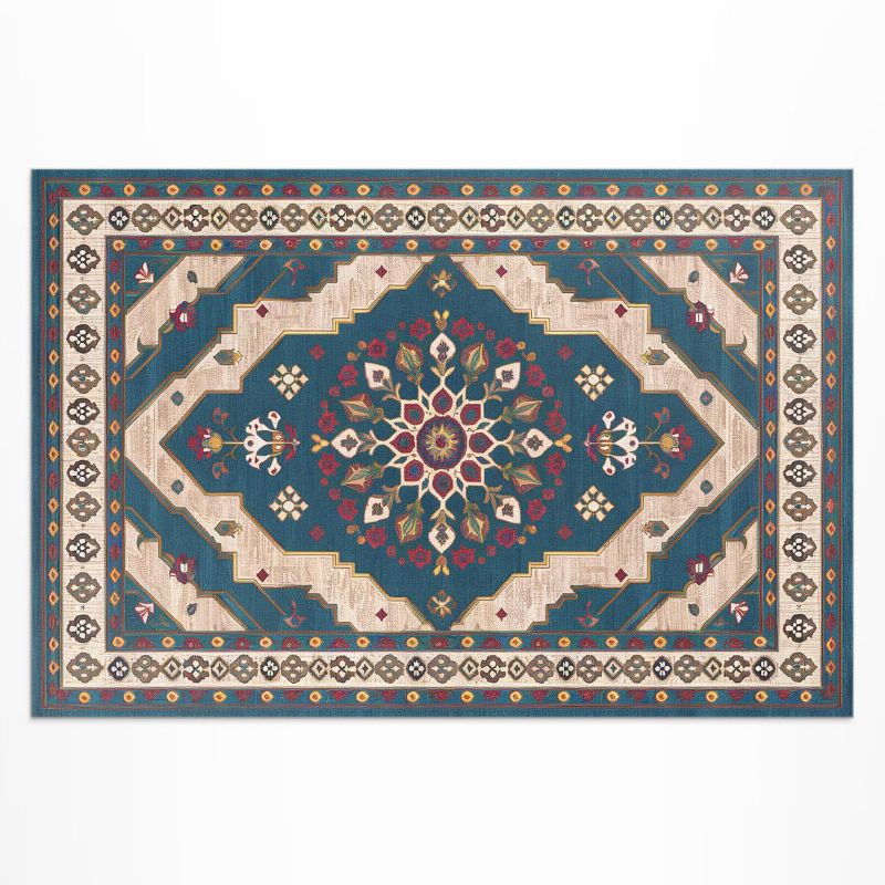 Dywan Winylowy Z Nadrukiem Wallfluent 80x120 cm Stary dekoracyjny wzór vintage 1 szt.