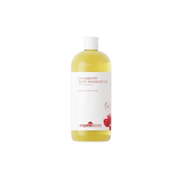 Organic Series Olej do masażu ciała Żurawinowy, 500 ml