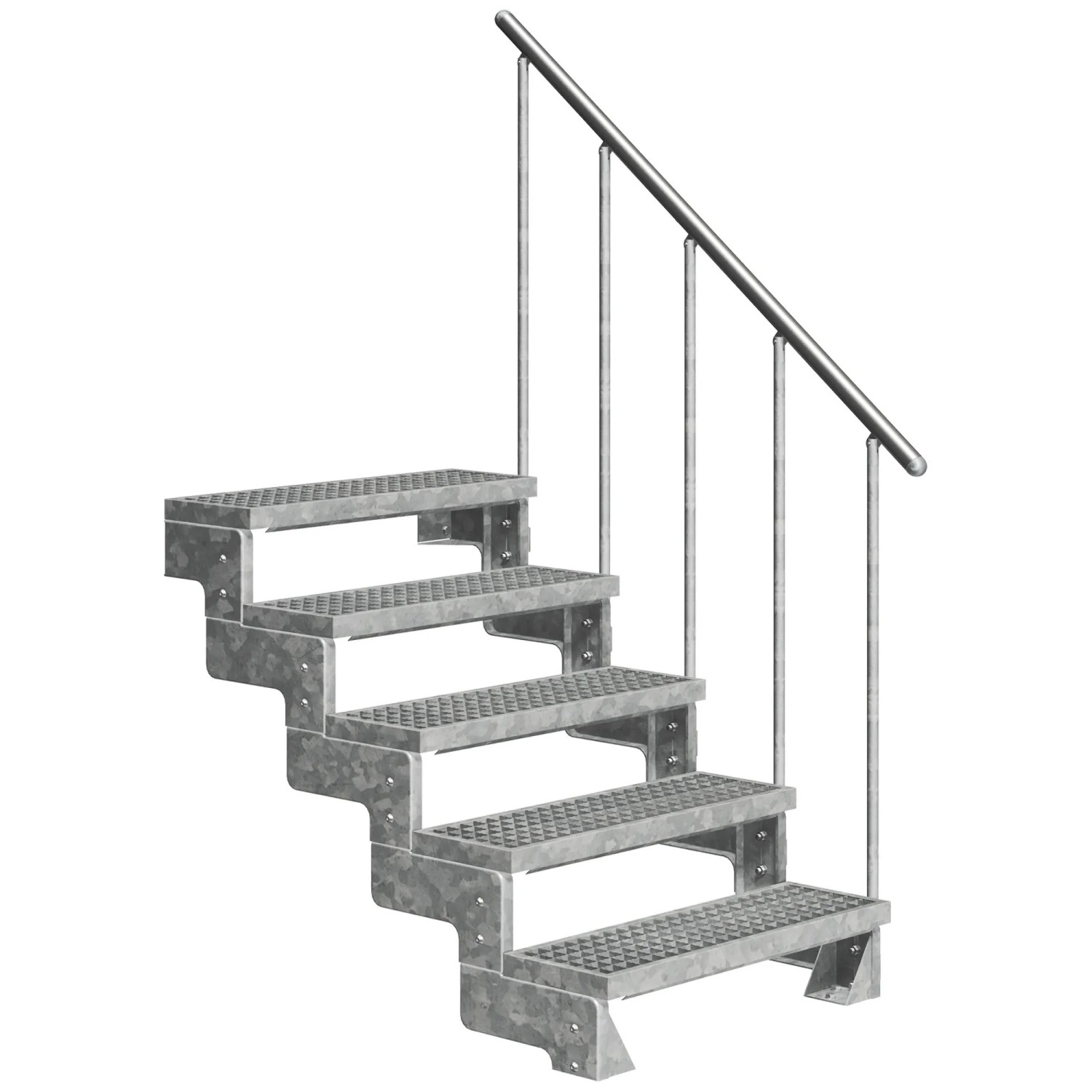 Dolle Schody zewnętrzne Garden krata stalowa 100 cm 5 stopni